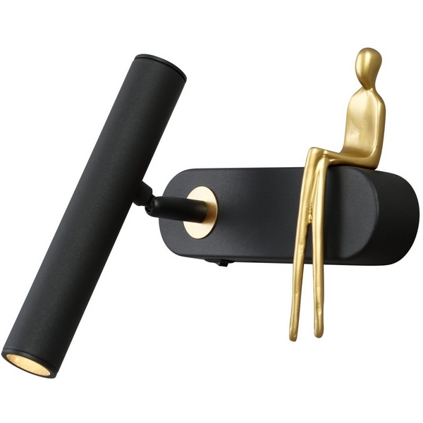 Спот Arte Lamp Albert A2173AP-1BK-44620 с фигурой человека