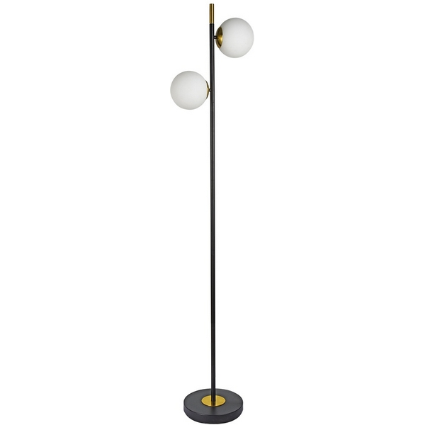 Торшер Arte Lamp Alcor A2224PN-2BK-52567 (плафоны шарики)