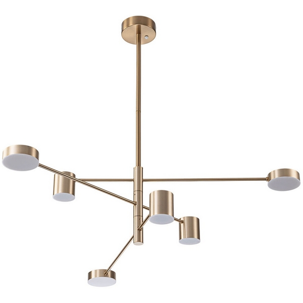 Потолочная светодиодная люстра на штанге Arte Lamp Stanley A2476PL-40PB-44620