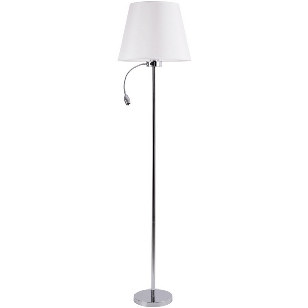 Торшер с выключателем и подсветкой для чтения Arte Lamp Elba A2581PN-2CC-94373