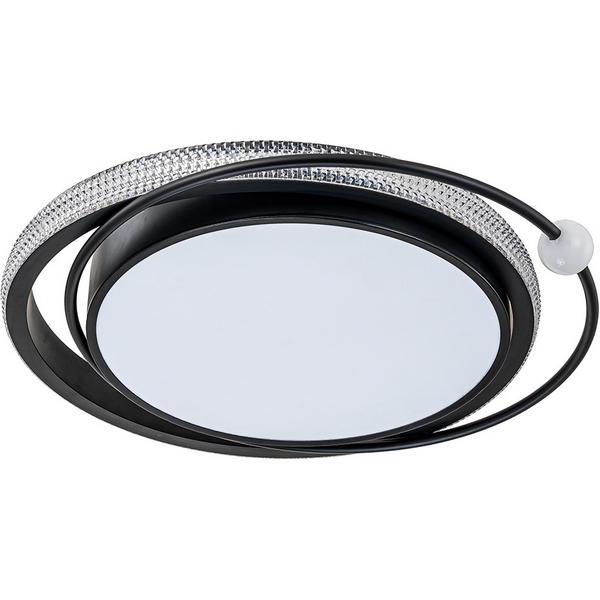 Потолочная светодиодная люстра с пультом управления Arte Lamp Alsafi A2657PL-1BK-44620