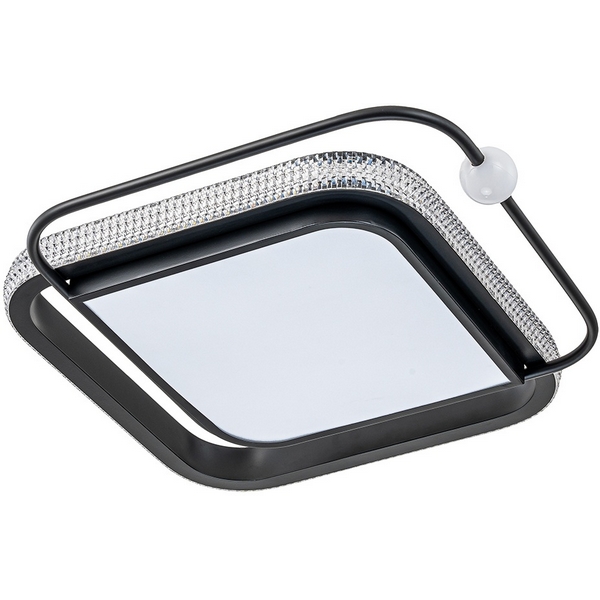 Потолочная светодиодная люстра с пультом управления Arte Lamp Alsafi A2658PL-1BK-94373