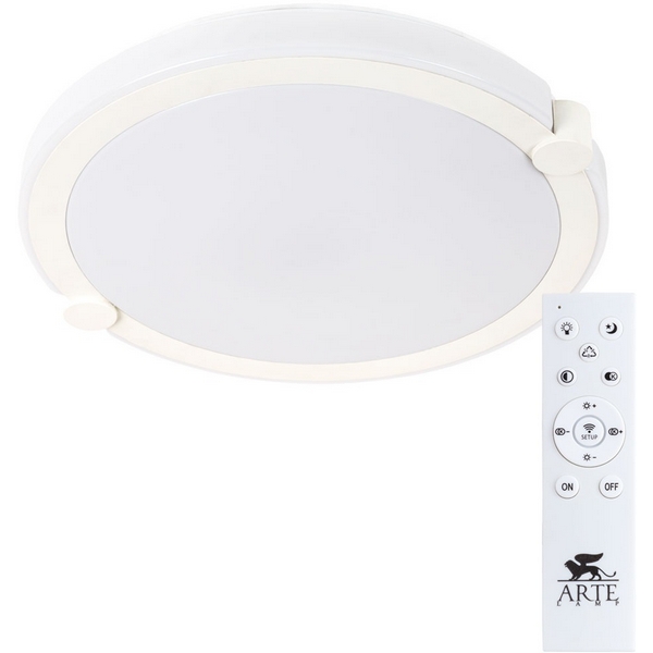Потолочная люстра светодиодная с пультом Arte Lamp Biscotti A2679PL-72WH-21299