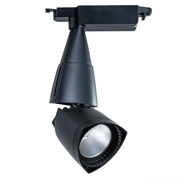 Трековый светильник светодиодный однофазный 220V Arte Lamp Lynx A3830PL-1BK-76086