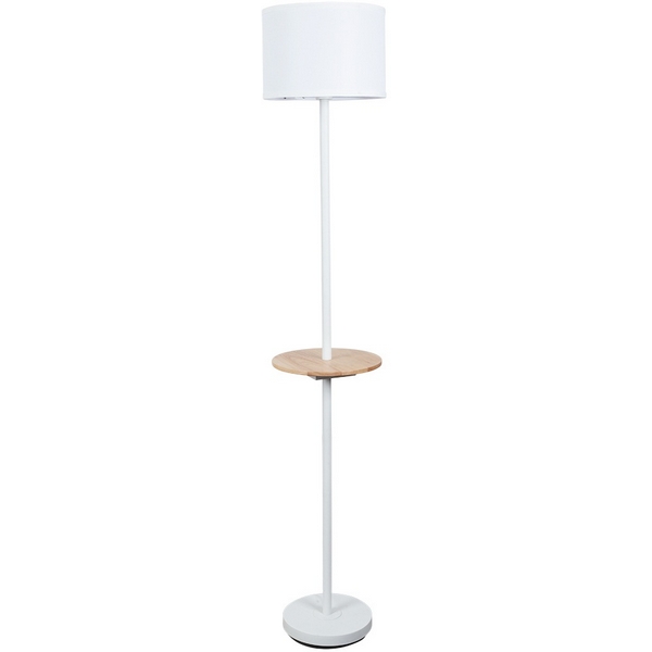 Торшер с полкой Arte Lamp Combo A4056PN-1WH-94373