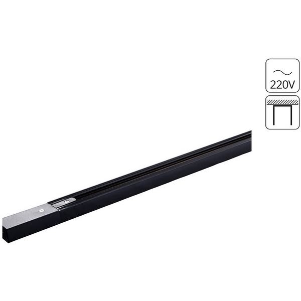 Однофазный шинопровод 1м накладной 220V Accessories Arte Lamp Track A530106-44620