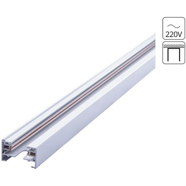 Однофазный шинопровод 1м накладной 220V Accessories Arte Lamp Track A530133-94373