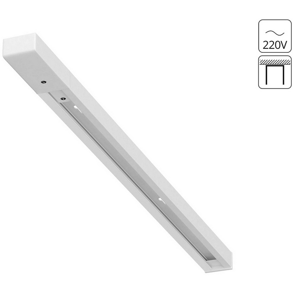 Однофазный шинопровод накладной 220V Accessories Arte Lamp Track A540233-94373 (2 метра)