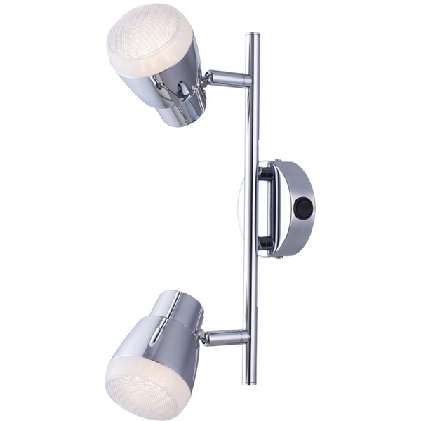 Спот с выключателем светодиодный на штанге Arte Lamp Cuffia A5621AP-2CC-85278