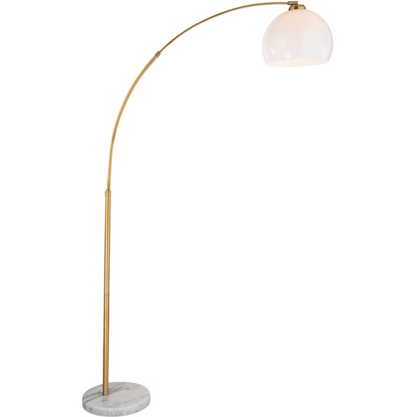 Гибкий торшер с выключателем Arte Lamp Paolo A5822PN-1PB-94373