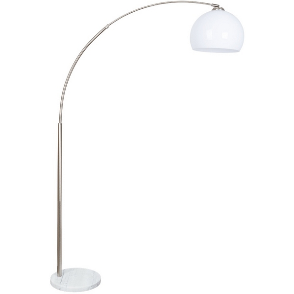 Изогнутый торшер Arte Lamp Paolo A5822PN-1SS-94373