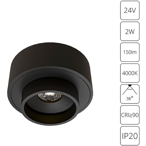 Подсветка для витрин и полок Arte Lamp A6183PL-1BK-94373