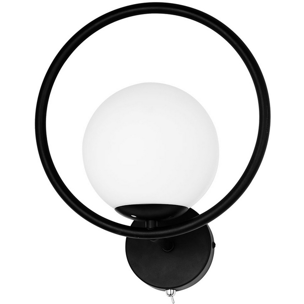 Бра Arte Lamp Matisse A7741AP-1BK-44620 в форме шара