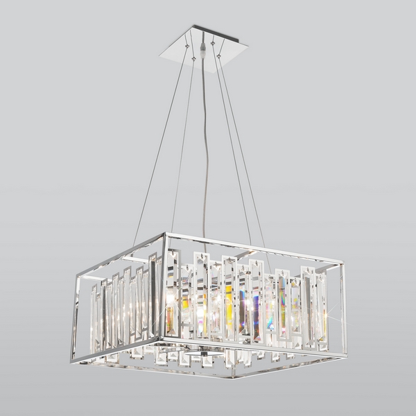 Подвесная люстра хрустальная 312/6 Bogate's Cella хром