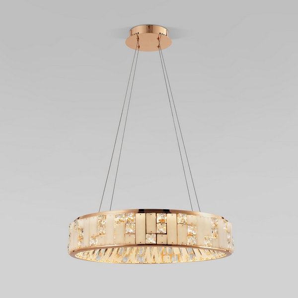 Подвесная люстра хрустальная светодиодная Bogate's Cliff 90373/1-46559