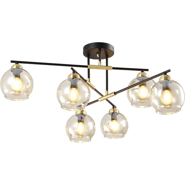 Люстра потолочная на штанге Citilux Анри CL124165-46559 в форме шара