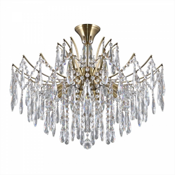 Потолочная люстра хрустальная Citilux Селена CL302183-67373