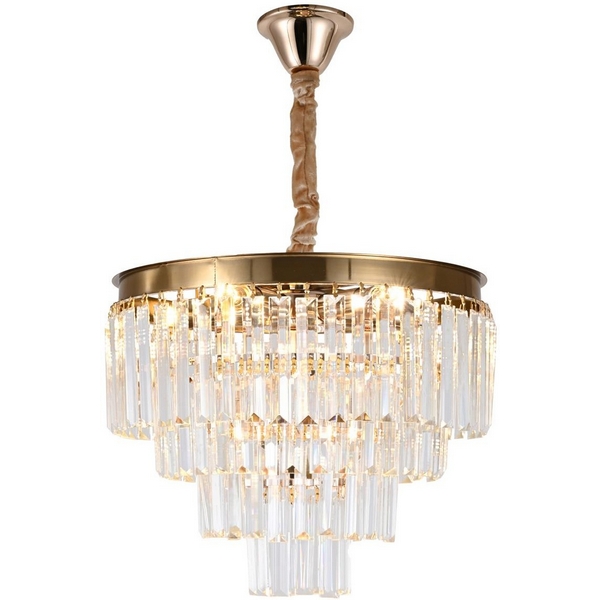 Подвесная каскадная люстра Citilux Ricky CL314143-67373 с подвесками