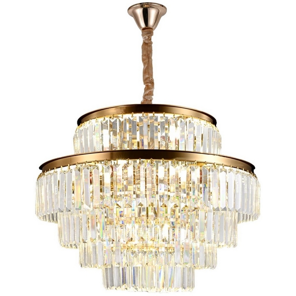 Подвесная каскадная люстра Citilux Ricky CL314253-67373 с подвесками