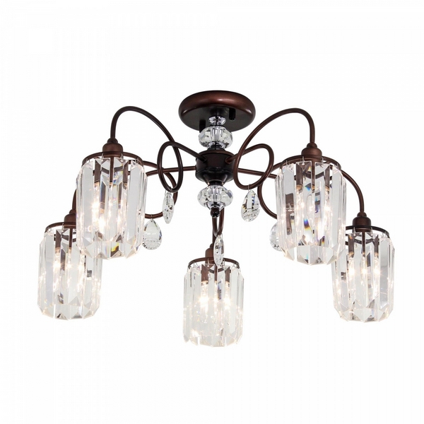 Потолочная люстра хрустальная Синди Citilux Sindi CL330153-67373