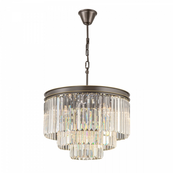 Подвесная каскадная люстра хрустальная Citilux Мартин CL332131-67373