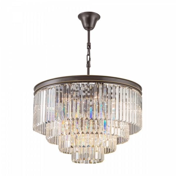 Подвесная каскадная люстра хрустальная Citilux Мартин CL332141-59113