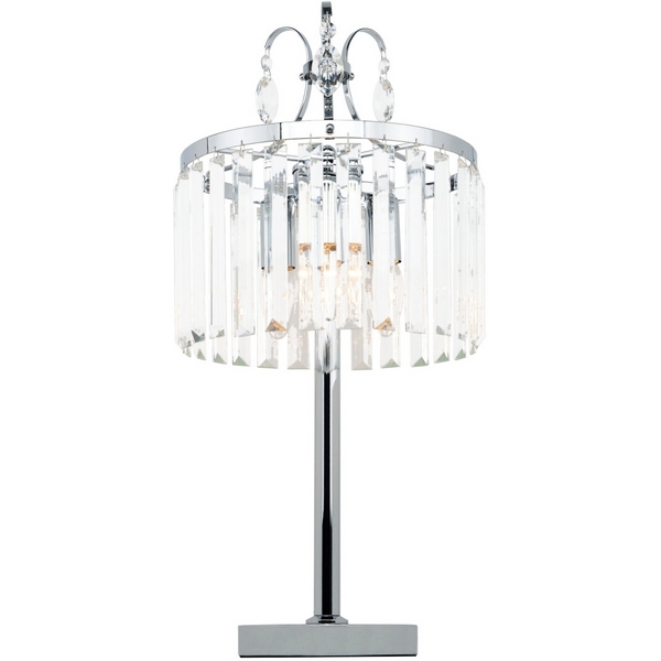 Настольная хрустальная лампа Citilux Инга CL335831-67373 с подвесками