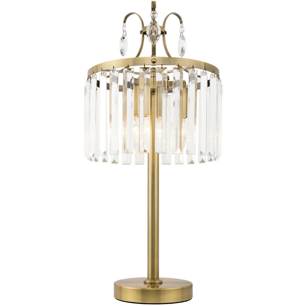 Настольная хрустальная лампа Citilux Инга CL335833-67373 с подвесками