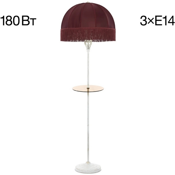 Торшер бахрома с полкой Citilux Базель CL407923T-67373