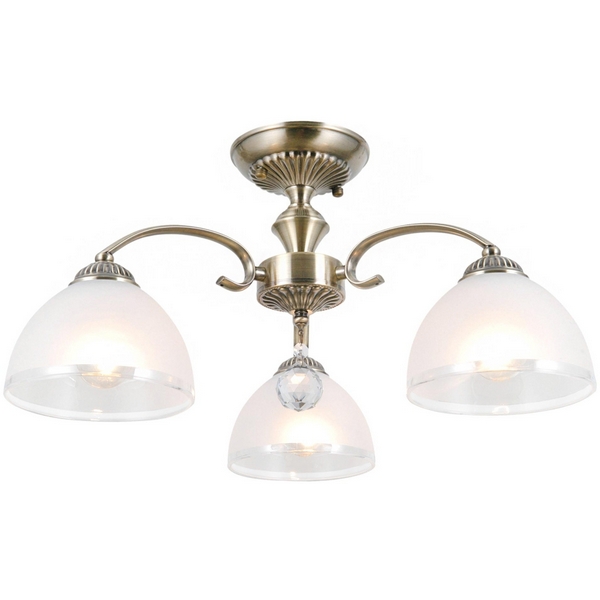 Потолочная люстра хрустальная на штанге Citilux Франческа CL417133-67373 с подвесками