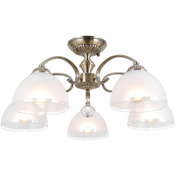 Потолочная люстра хрустальная на штанге Citilux Франческа CL417153-42383 с подвесками