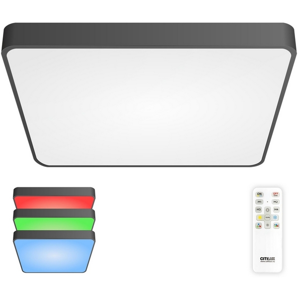 Потолочный светильник RGB светодиодный с пультом (ночной режим, таймер) Citilux Купер CL724K105G1-59113