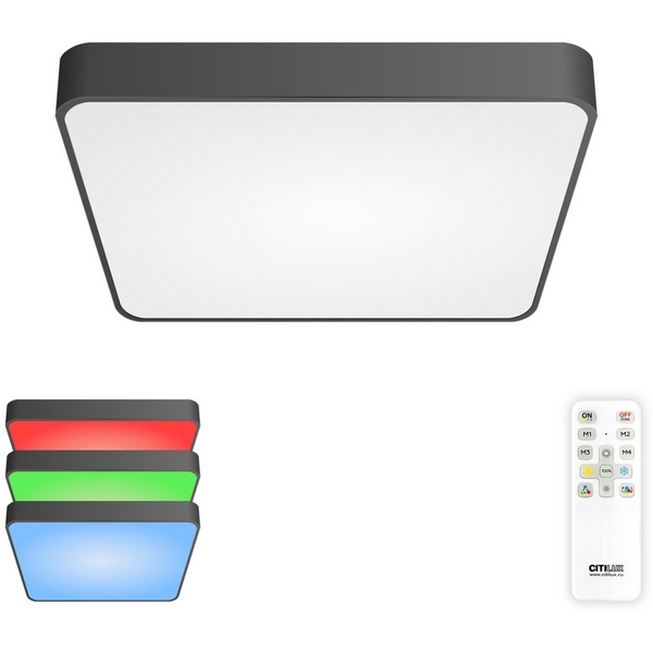 Потолочный светильник RGB светодиодный с пультом (ночной режим, таймер) Citilux Купер CL724K70G1-59113