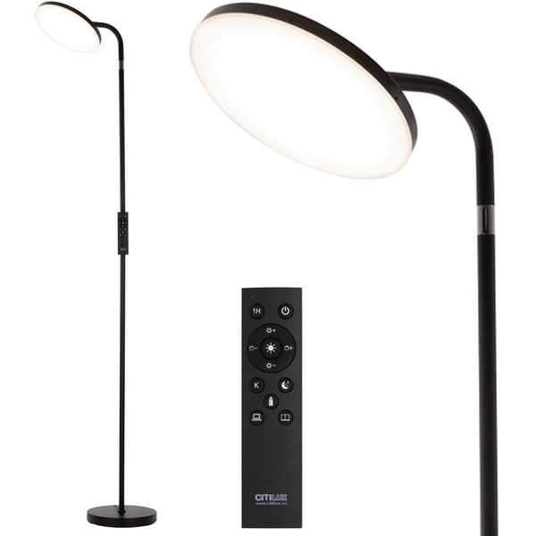 Торшер с сенсорным выключателем светодиодный Citilux Solo CL804061-67373