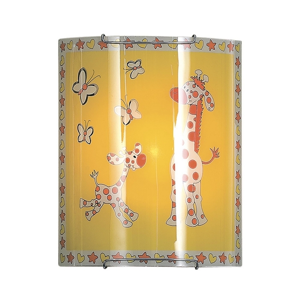 Детский настенный светильник с жирафом с бабочками Citilux CL921 CL921001-42383