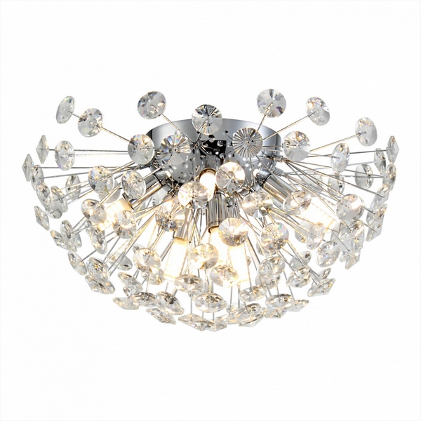 Потолочная люстра хрустальная Citilux Betsy EL322C07.1-67373 в форме шара