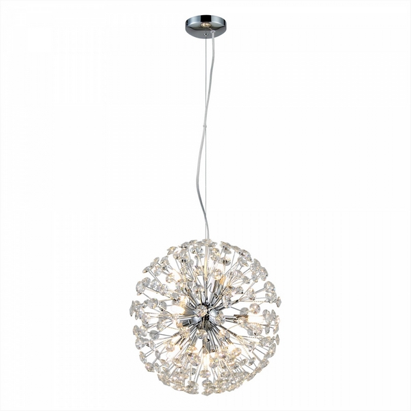 Подвесная люстра хрустальная Citilux Betsy EL322P09.1-46559 в форме шара