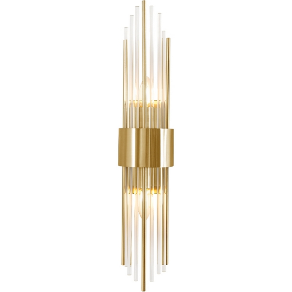 Бра Crystal Lux ATENTO ATENTO AP2 BRASS/TRANSPARENTE-08200