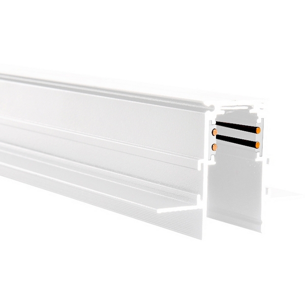 Шинопровод магнитный накладной Crystal Lux SPACE CLT 0.123 01 L2000 WH-17248 (2 метра)