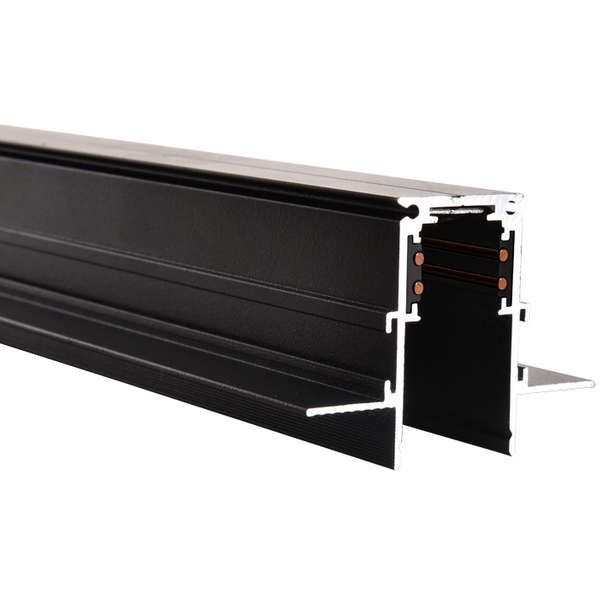 Магнитный шинопровод под гипсокартон встраиваемый Crystal Lux CLT 0.123 01 L3000 BL-67006 (3 метра)