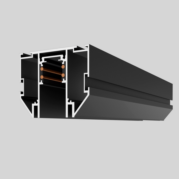 Демферный магнитный трек встраиваемый для натяжного потолка Crystal Lux CLT 0.133 01 L2000 BL-67006 (2 метра)