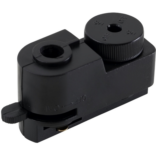 Адаптер для однофазного шинопровода Crystal Lux CLT 0.212 01 BL-08200