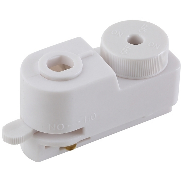 Адаптер для однофазного шинопровода Crystal Lux CLT 0.212 01 WH-08200