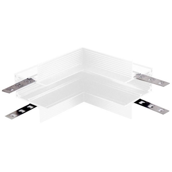 Соединитель внутренний угловой для встраиваемого магнитного шинопровода Crystal Lux SPACE CLT 0.223 02 WH-08200