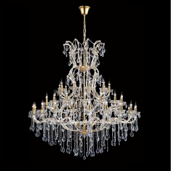 Большая люстра Crystal Lux HOLLYWOOD SP53 GOLD-31492 подсвечник