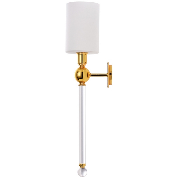 Бра Crystal Lux MIRABELLA AP1 GOLD/WHITE-67006