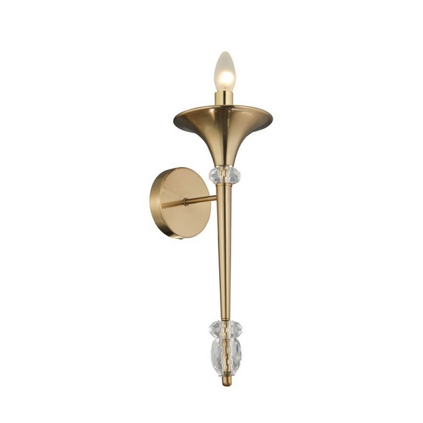 Бра Crystal Lux MIRACLE AP1 BRONZE-67006 подсвечник