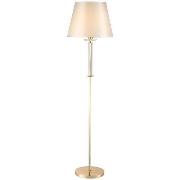 Торшер Crystal Lux NICOLAS PT1 GOLD/WHITE-08200