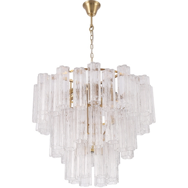 Подвесная каскадная люстра Crystal Lux Rose ROSE SP15 BRASS-08200