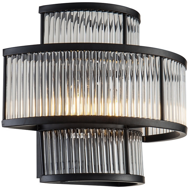 Бра Crystal bar KM0926W-2 black-02541